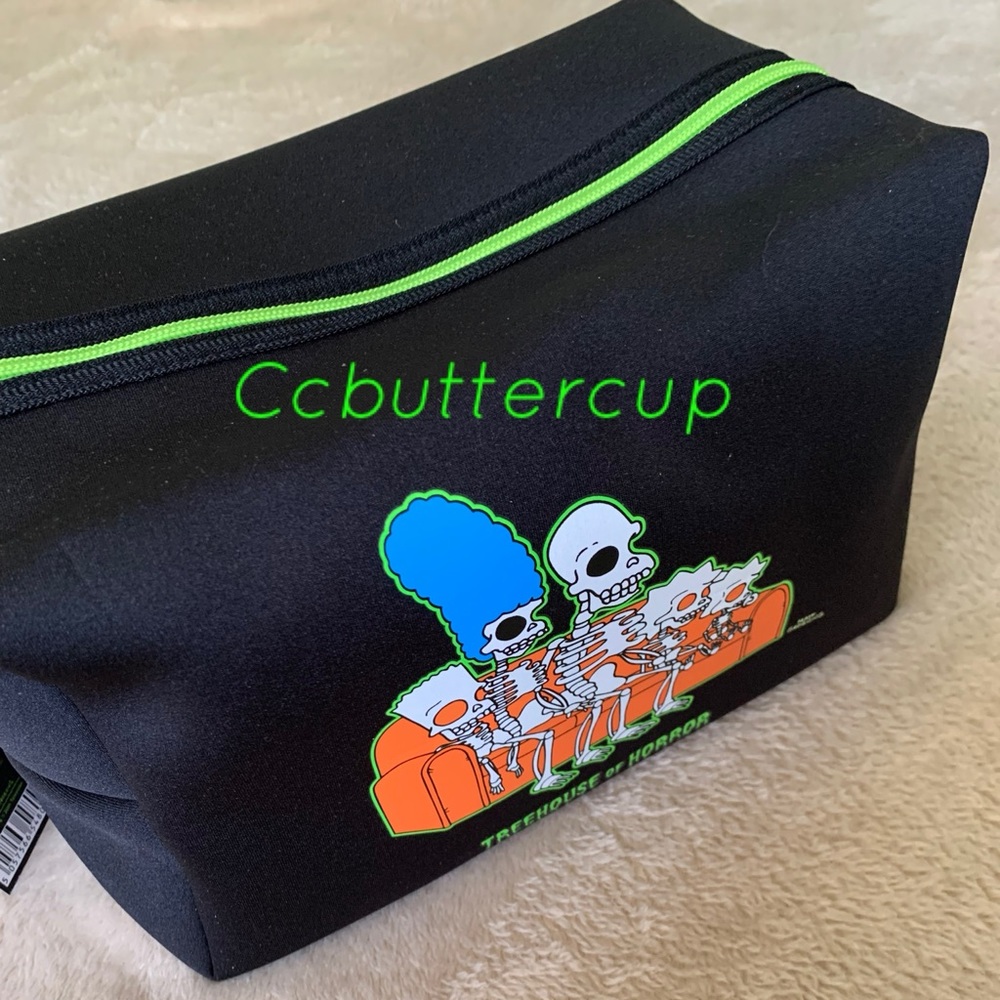 Makeup Revolution The Simpsons Couch Bag Case Treehouse of Horror NWT